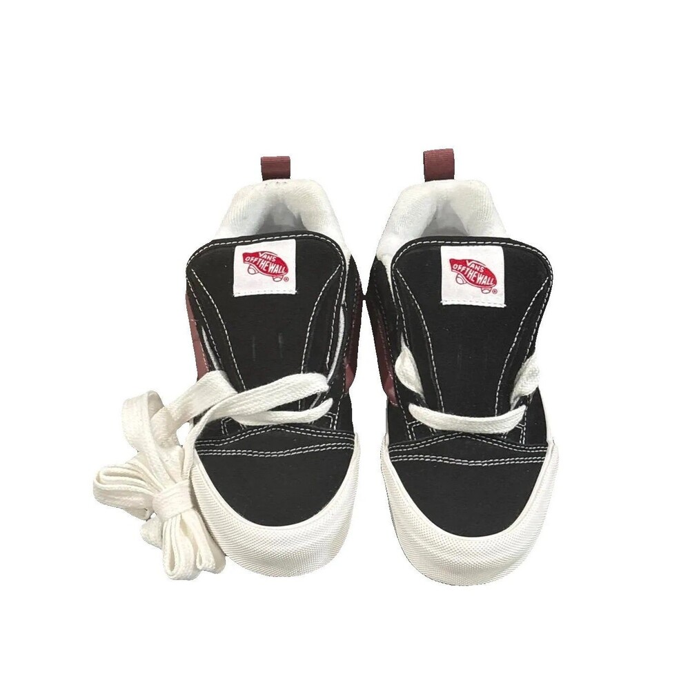 Vans Knu Skool - Black / Burgundy Stripe - Size M 4 / W 5.5 - New with Tag